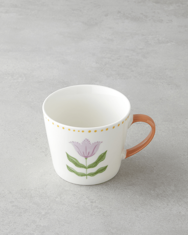 Floral Breeze New Bone China Kupa 450 ml Renkli
