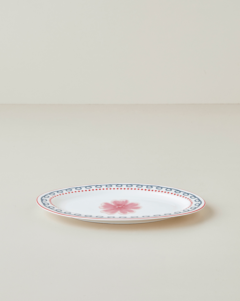 Florentis Bone Porselen Kayık Tabak 21,5 cm Renkli