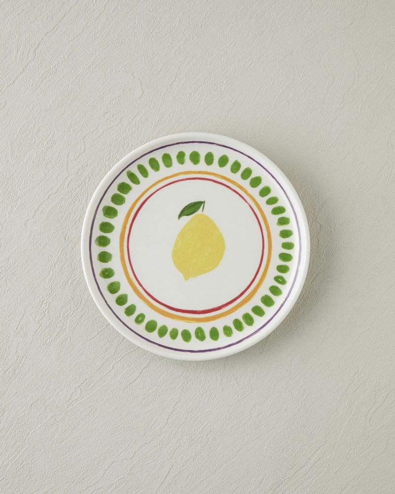 Fruity Seramik 4'lü Pasta Seti 20 cm Renkli