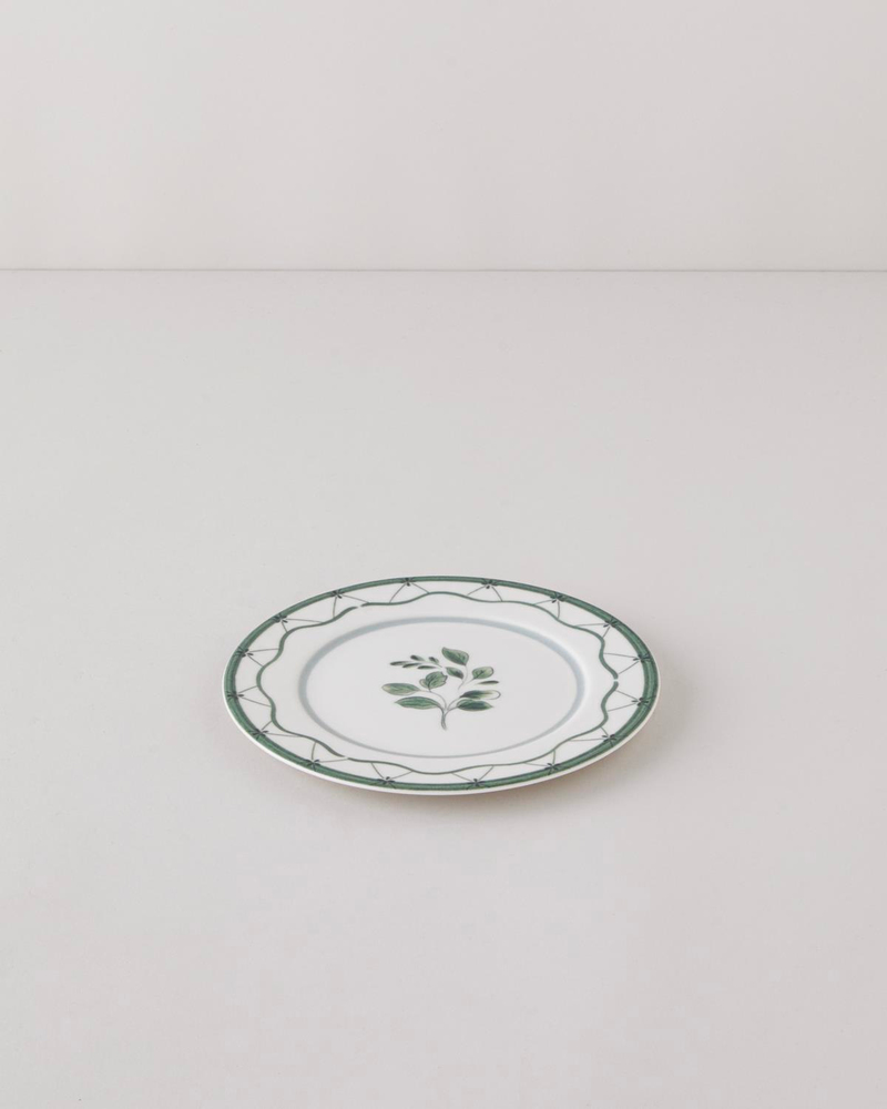 Gardenia Porselen Pasta Tabağı 19 cm Yeşil