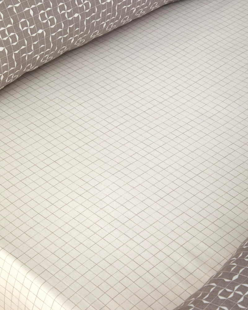 Geomora Kolay Ütülenir Çift Kişilik Nevresim Takımı 200x220 cm Vizon