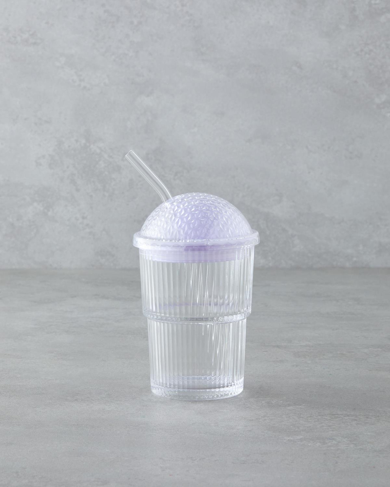 Gleam Cam Bardak 400 ml Lila