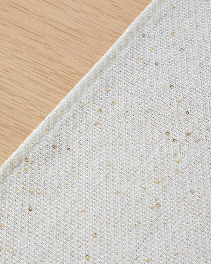 Goldenite Polyester Runner 45x145 cm Gold