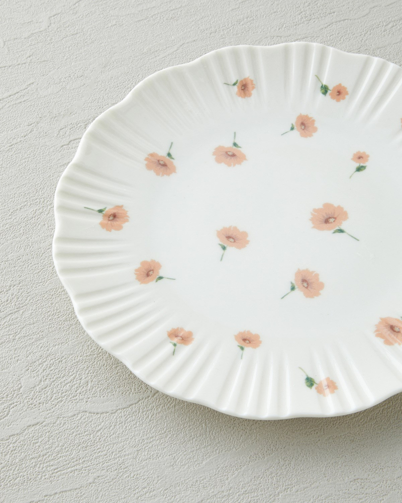 Grace Porselen 4'lü Pasta Seti 21 cm Pembe