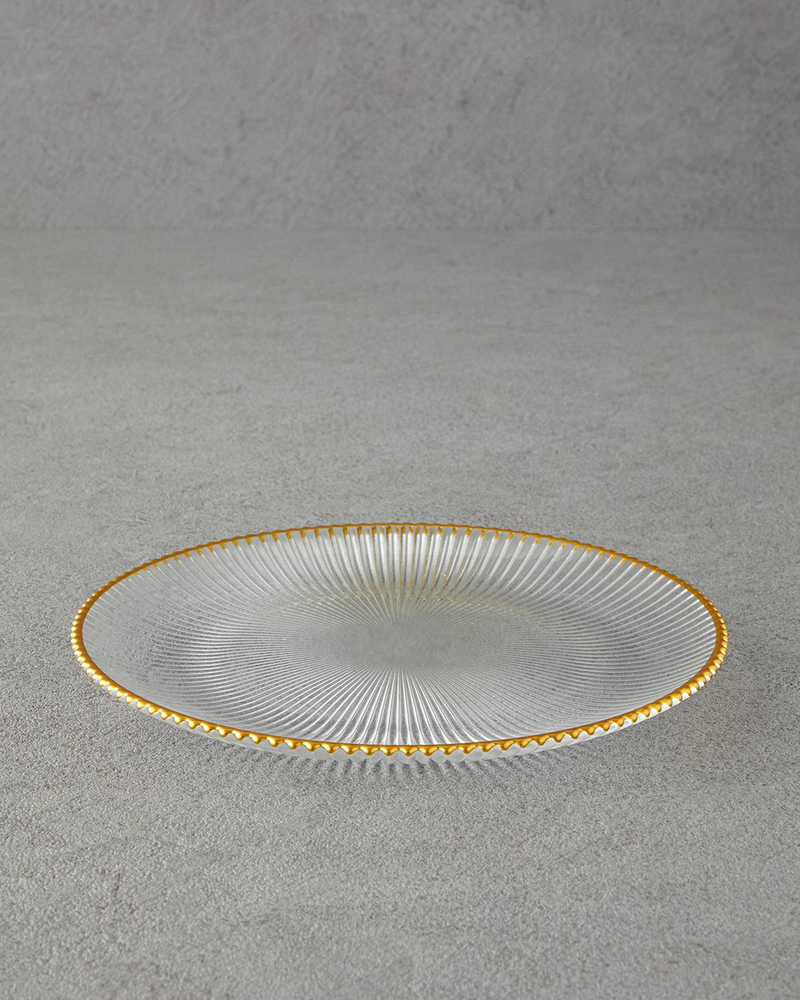 Graceful Shapes Cam Pasta Tabağı Gold