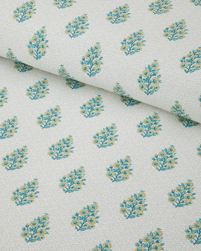 Green Harmony Baskılı Pamuklu Çift Kişilik Pike 200x220 cm Yeşil