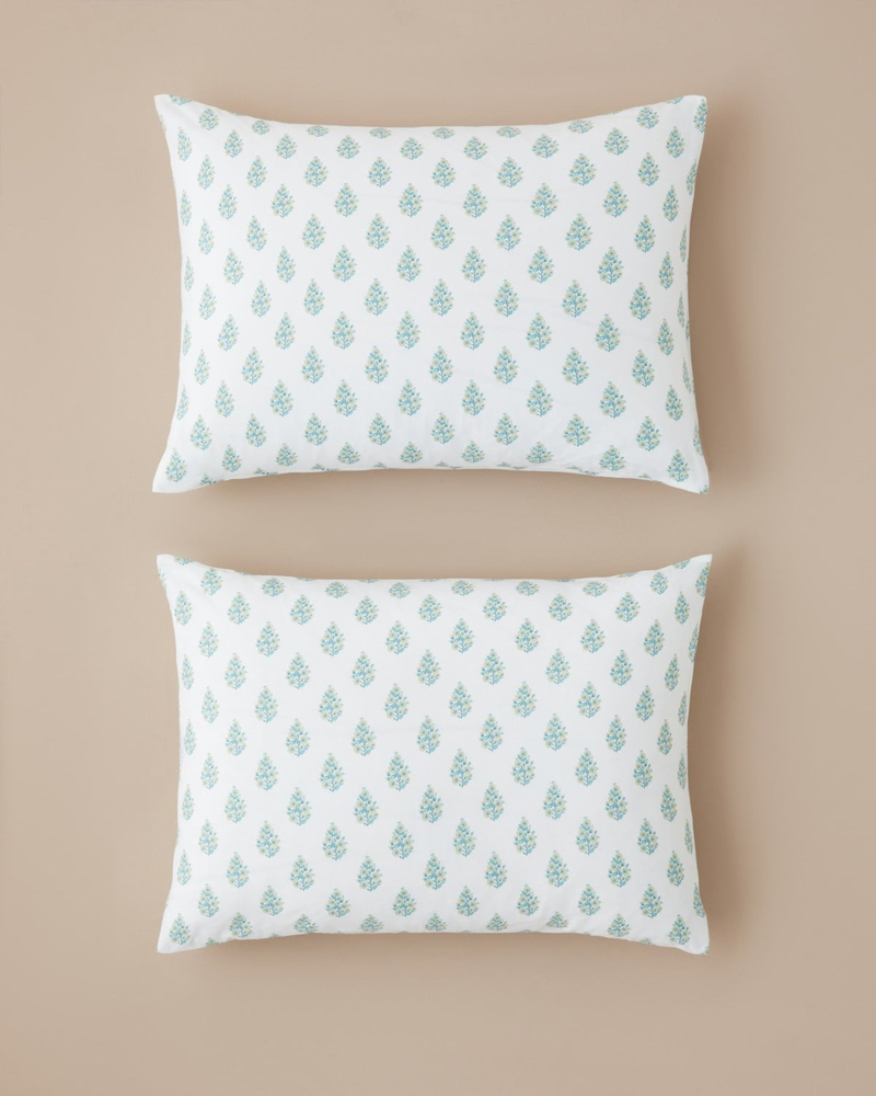 Green Harmony Kolay Ütülenir 2'li Yastık Kılıfı 50x70 cm Yeşil
