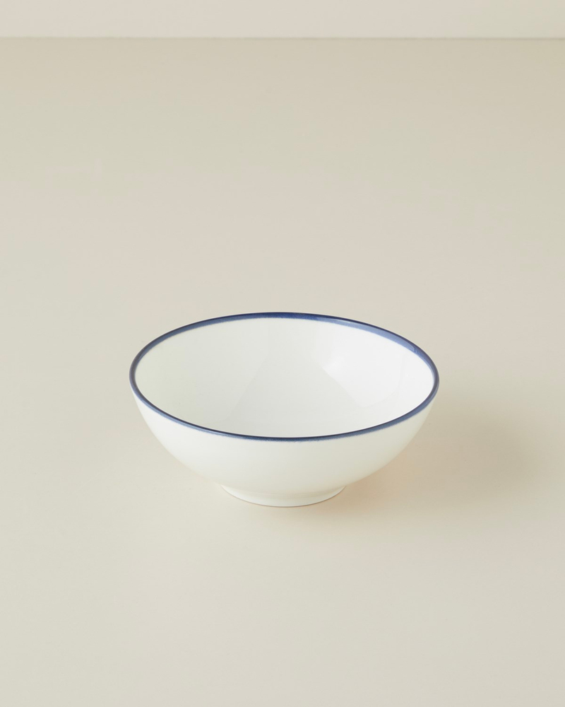 Harmony Talavera Porselen Kase 14 cm Beyaz - Lacivert