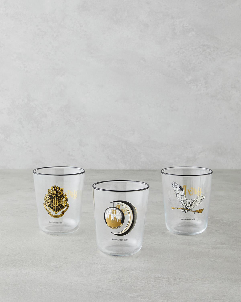 Harry Potter Cam 3'lü Lisanslı Bardak 315 Ml Renkli