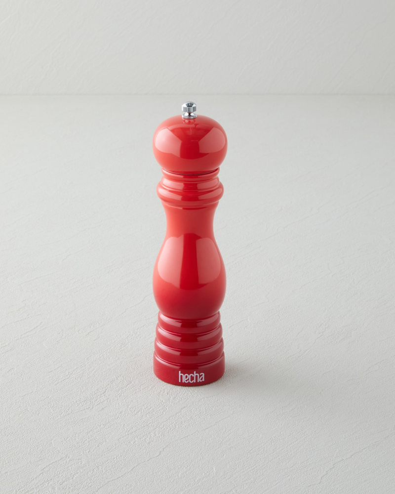 Hecha Meşe Değirmen 20 cm Kırmızı