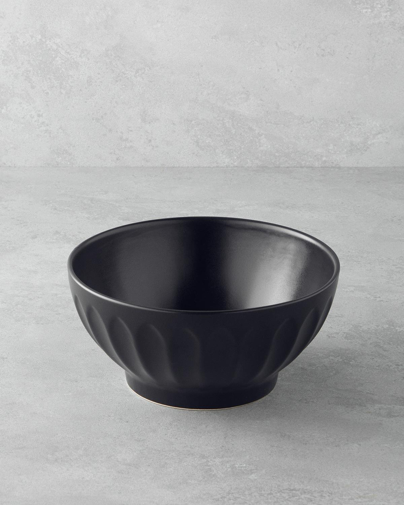 Hecha Seramik Karıştırma Kabı 23 x 12 cm Siyah