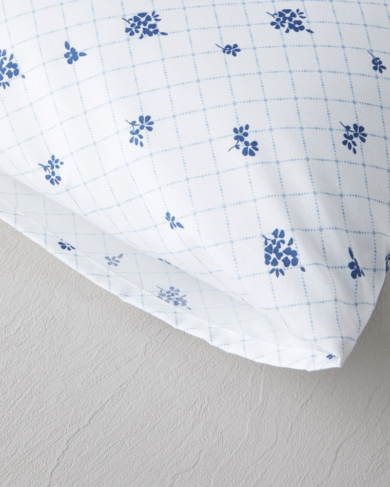 Heritage blue Kolay Ütülenir 2'li Yastık Kılıfı 50x70 cm Mavi