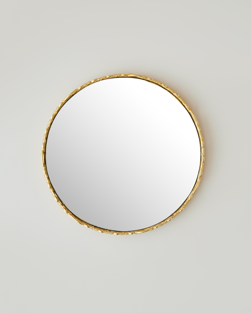 Hilary Metal Dekoratif Tepsi 5,5 cm Gold