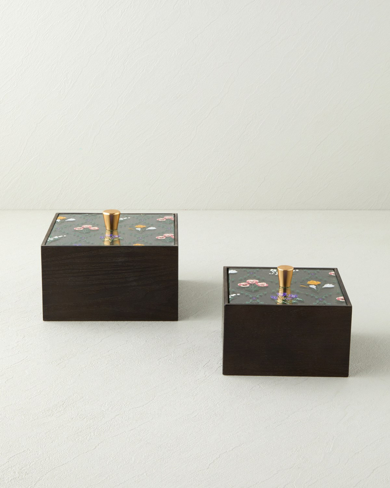 Kayle Mdf Dekoratif Kutu 18x13 cm Kahverengi