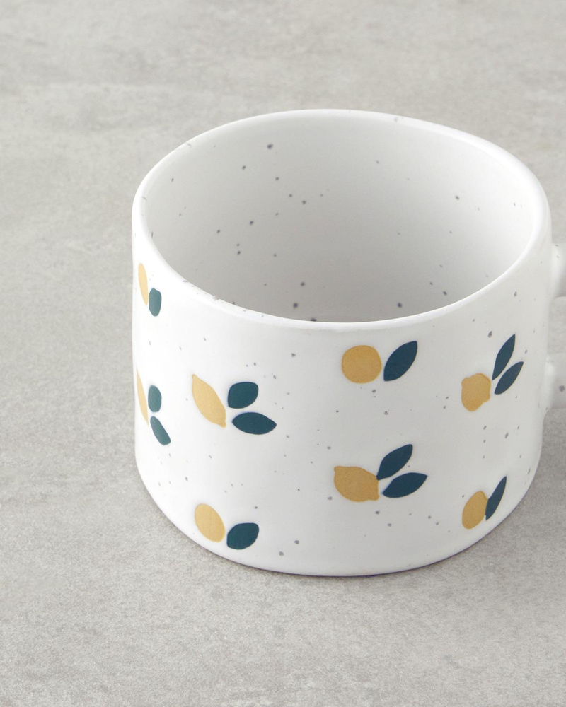 Lemon Garden Stoneware Kupa 320 ml Sarı