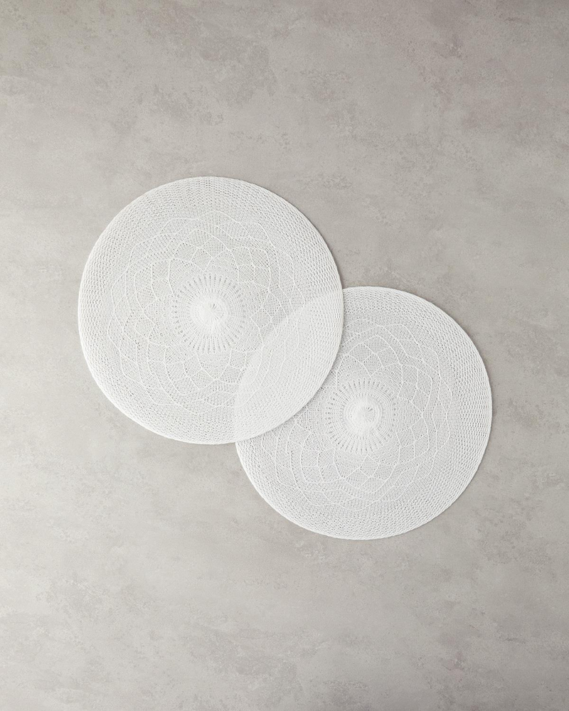 Leron Polyester 2'li Amerikan Servis Beyaz