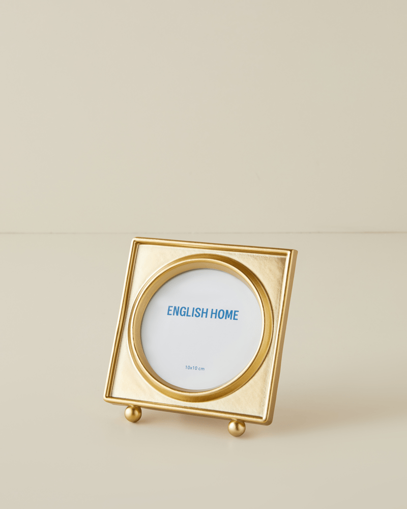 Levina Mdf Çerçeve 10x10 cm Kahve – Gold