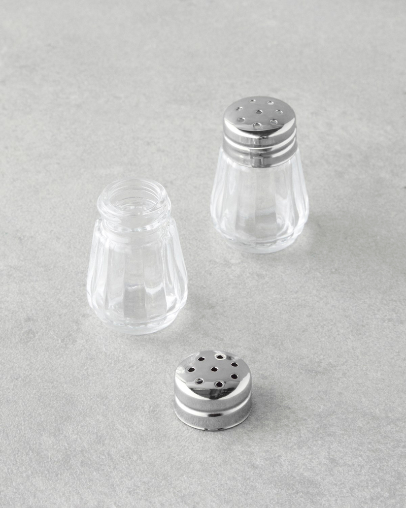 Lilla Cam 2'li Tuzluk - Biberlik 4x4 cm Silver