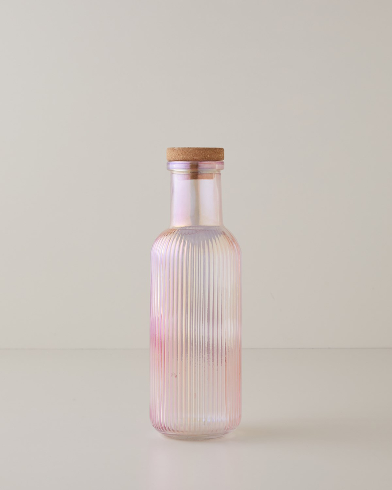 Lucan Cam Şişe 1000 ml Pembe