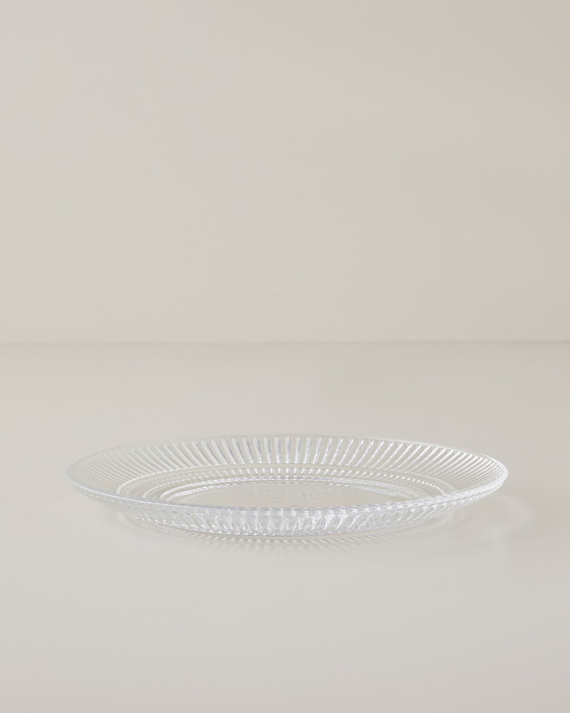 Lucent Cam Pasta Tabağı 20 cm Şeffaf