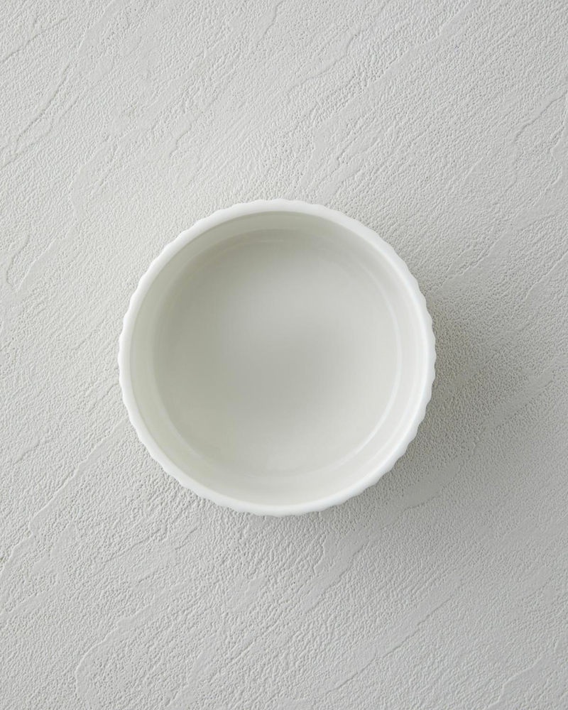 Lunara Porselen Çerezlik 10 cm Beyaz