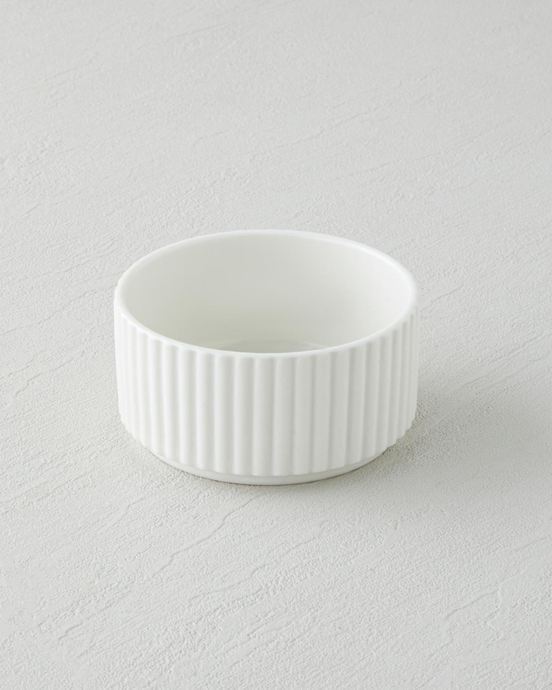 Lunara Porselen Çerezlik 10 cm Beyaz