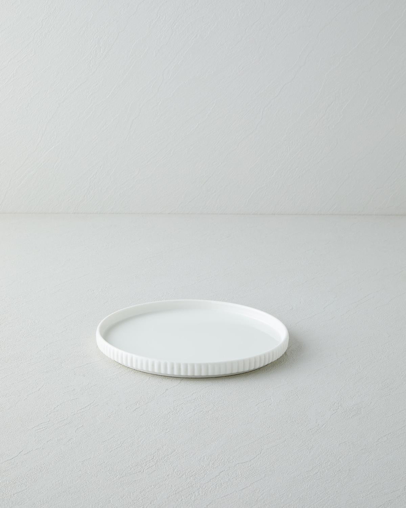 Lunara Porselen Pasta Tabağı 20 cm Beyaz