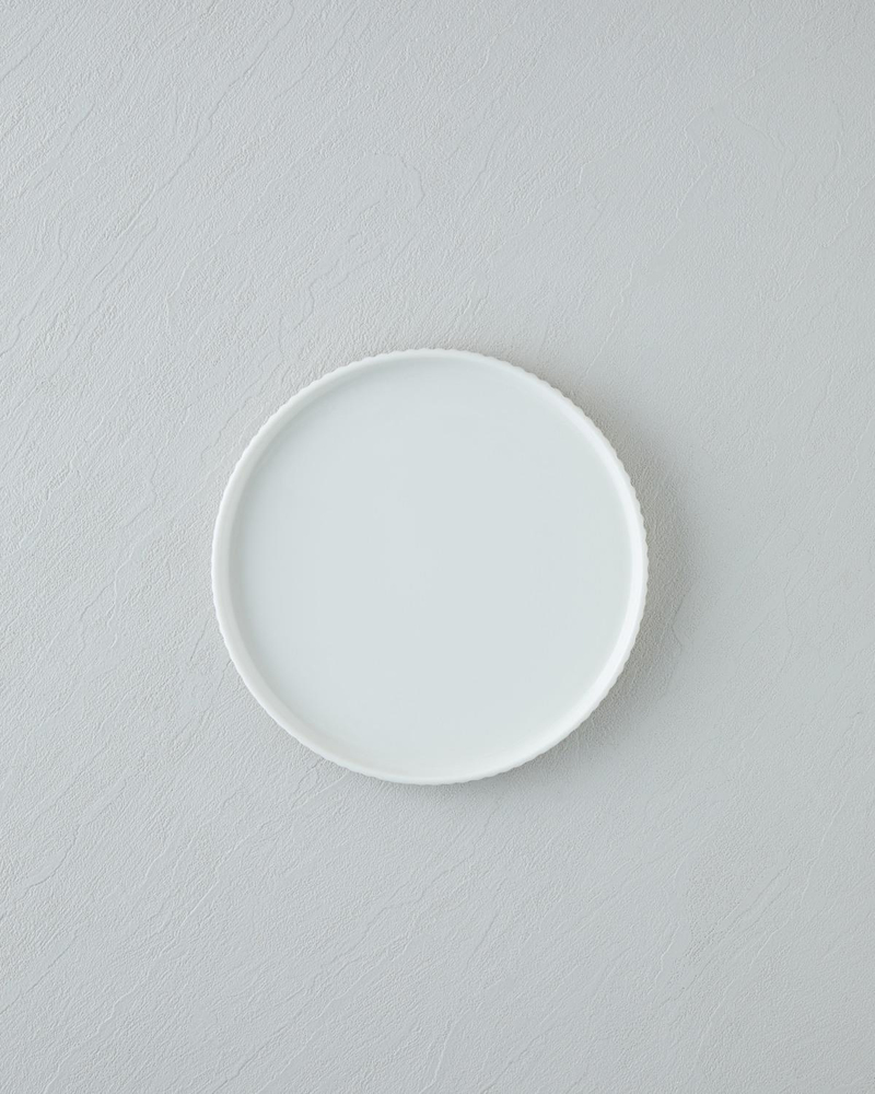 Lunara Porselen Pasta Tabağı 20 cm Beyaz