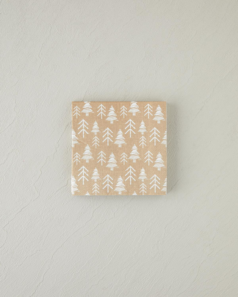 Magic Trees Kağıt 20'li Kağıt Peçete 33x33 cm Beyaz