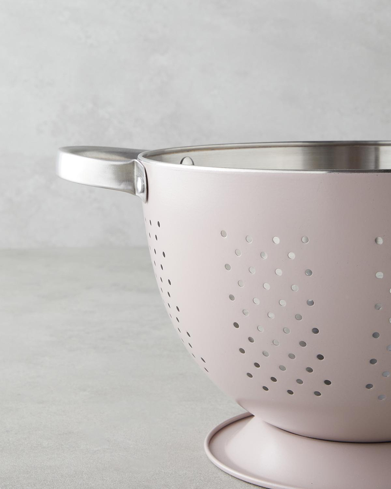 Makeda Paslanmaz Çelik Süzgeç 22 cm Açık Pembe