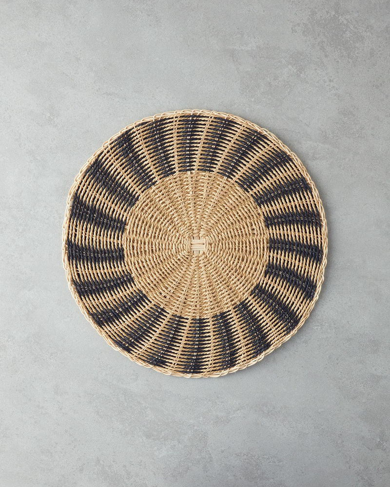 Margon Rattan Amerikan Servis Siyah