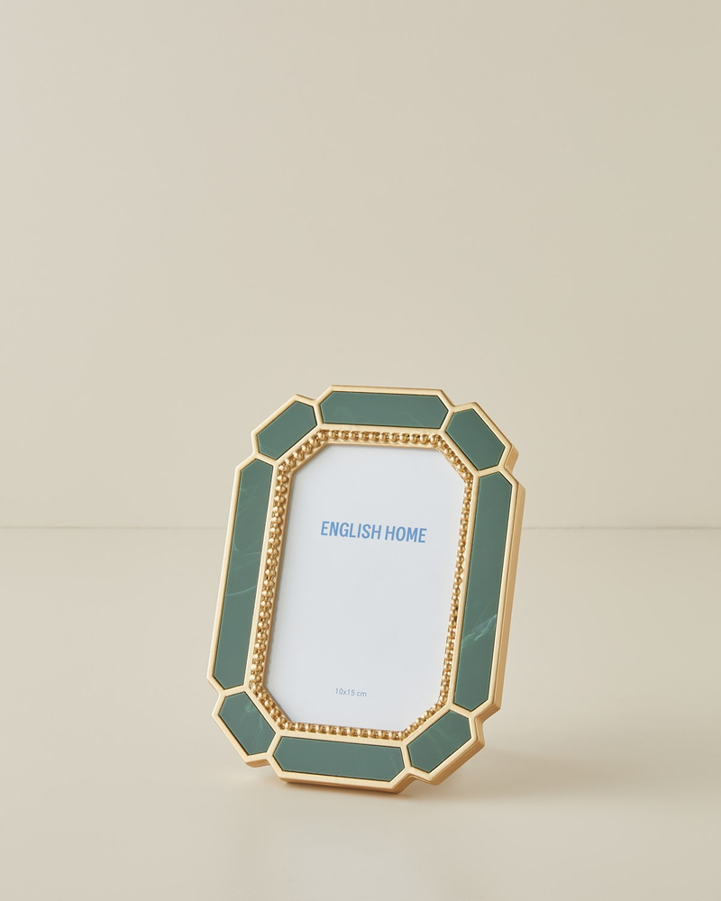Maria Mdf Çerçeve 10x15 cm Yeşil-Gold