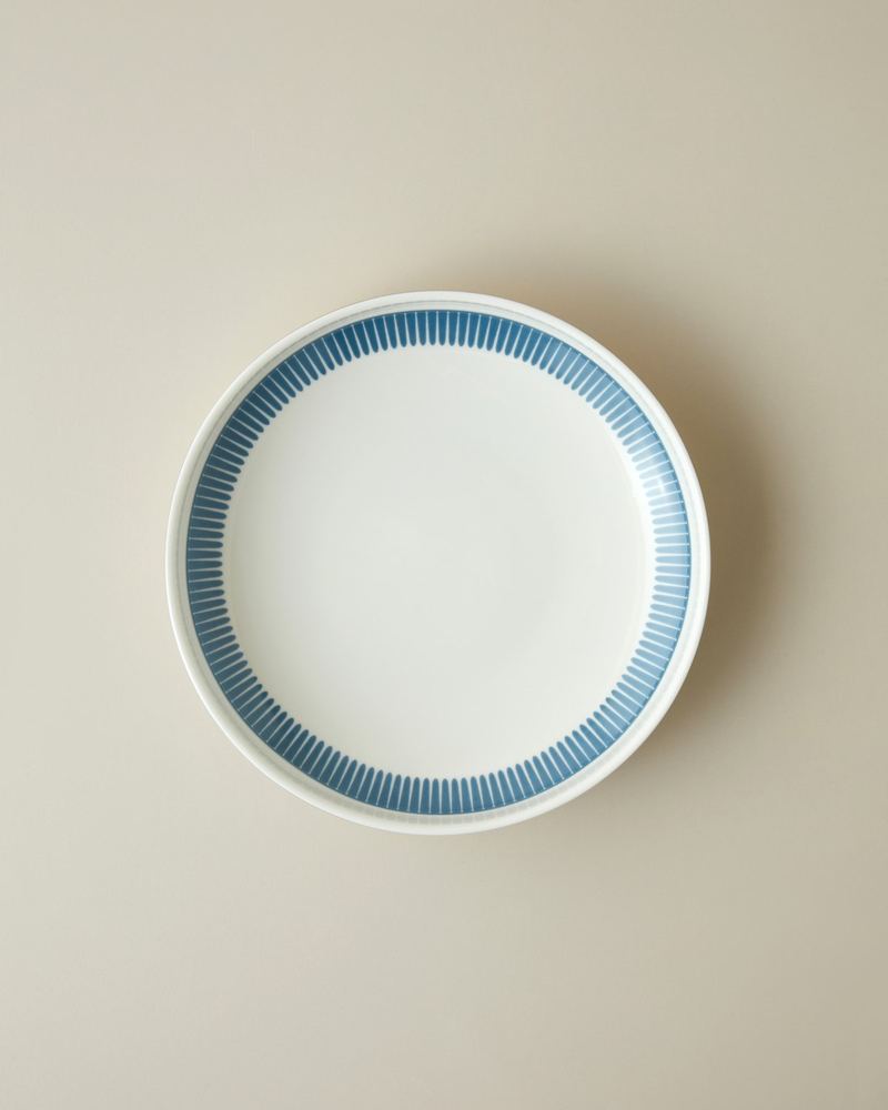 Marivella New Bone China Yemek Takımı 24 Parça 6 Kişilik Mavi
