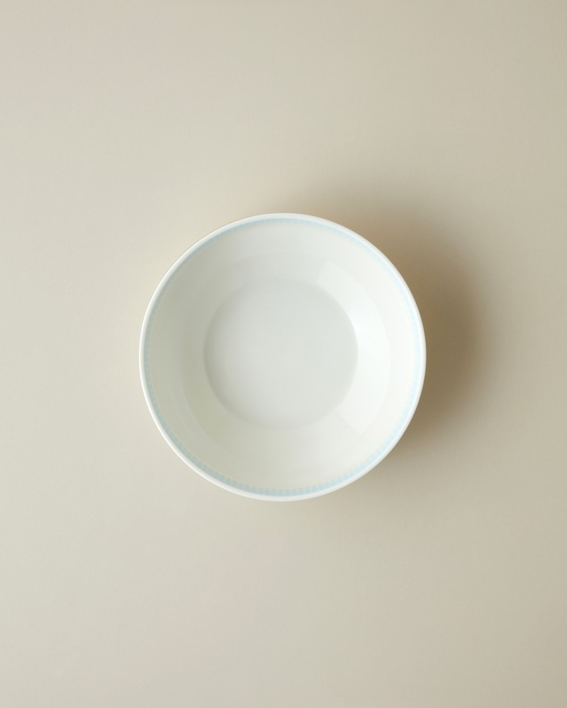 Marivella New Bone China Yemek Takımı 24 Parça 6 Kişilik Mavi