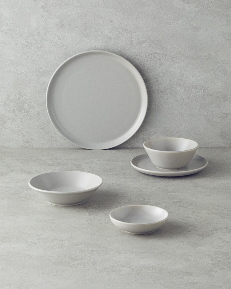 Mile Seramik Çerezlik 13 cm Gri