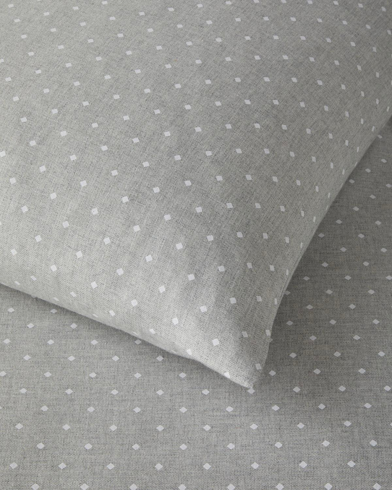 Mono Diamond İpliği Boyalı Tek Kişilik Nevresim Takımı 160x220 cm Gri