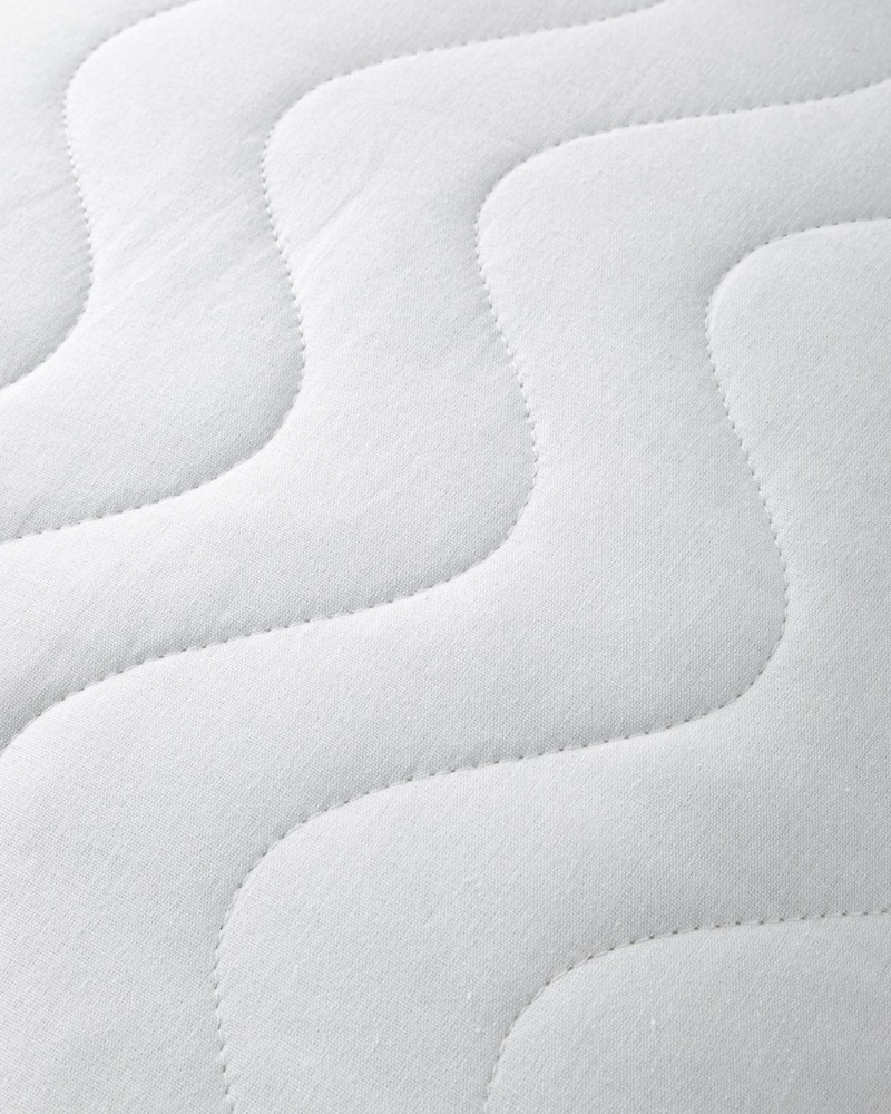 Napline Pamuklu Kapitoneli Sıvı Geçirmez Alez 50x70 cm Beyaz
