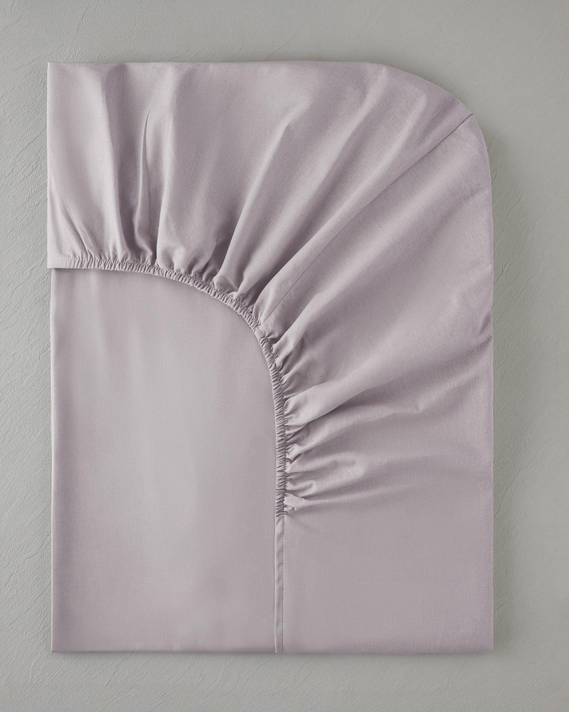 Novella Premium Soft Cotton Tek Kişilik Plus Lastikli Çarşaf 120x200 cm Lila