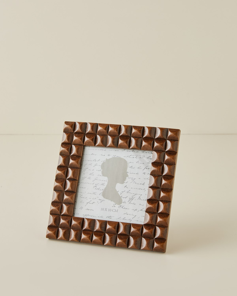 Olena Polyresin Çerçeve 10x10 cm Kahve