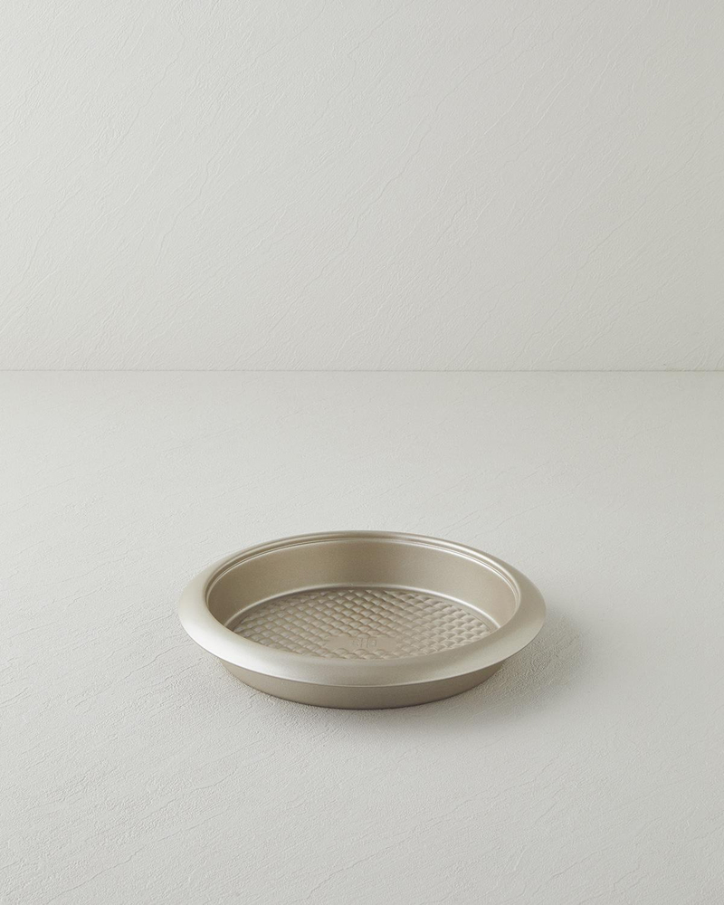 Patisserie Elaris Karbon Çelik Yuvarlak Kek Kalıbı 27x4,5 cm Şampanya