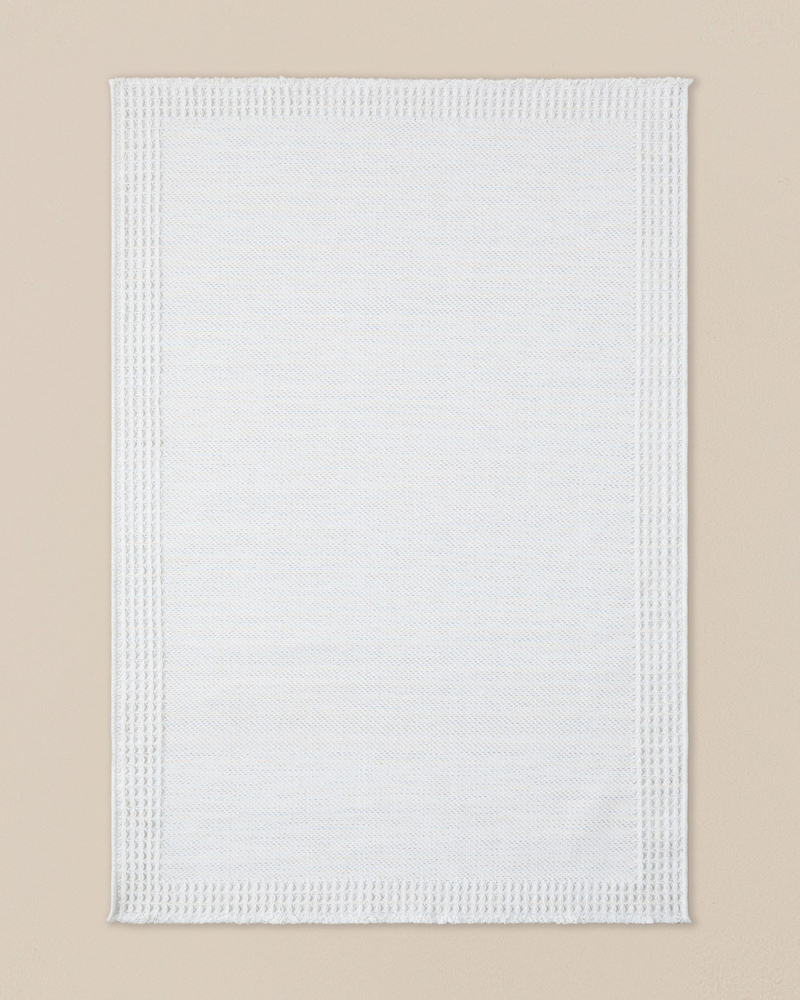 Pearly Dokuma Kilim 80x150 cm Ekru-Mavi-Turuncu