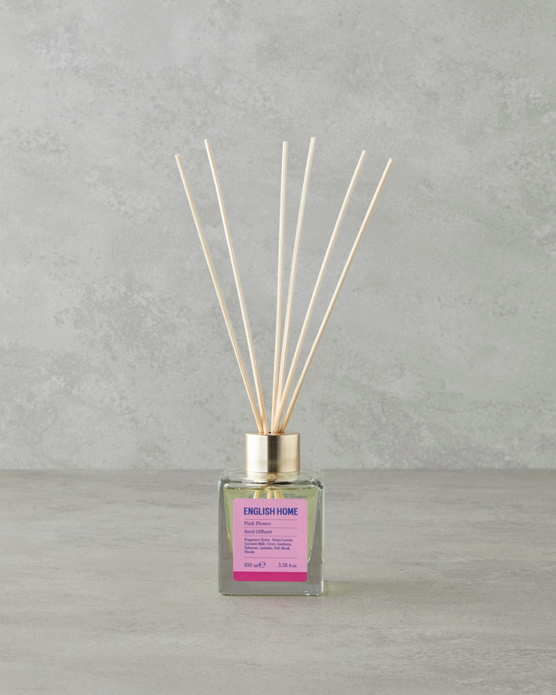 Pink Flower Çubuklu Oda Kokusu 100 ml Fuşya
