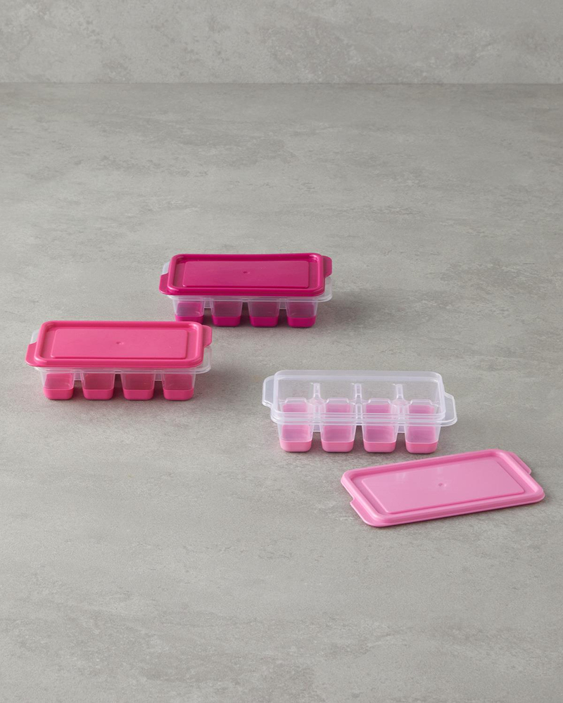 Posuda Plastik Buz Kalıbı Pembe