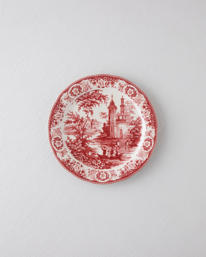 Preston Stoneware Servis Tabağı 26 cm Bordo