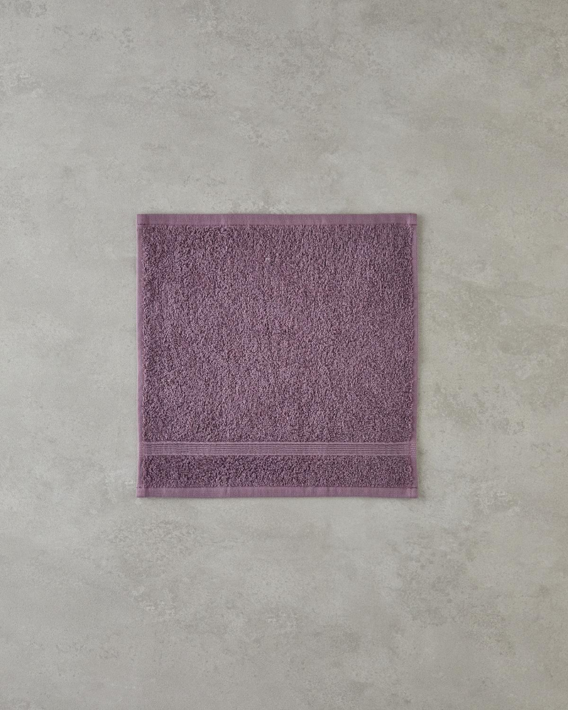 Pure Basic Pamuklu El Havlusu 30x30 cm Koyu Mor