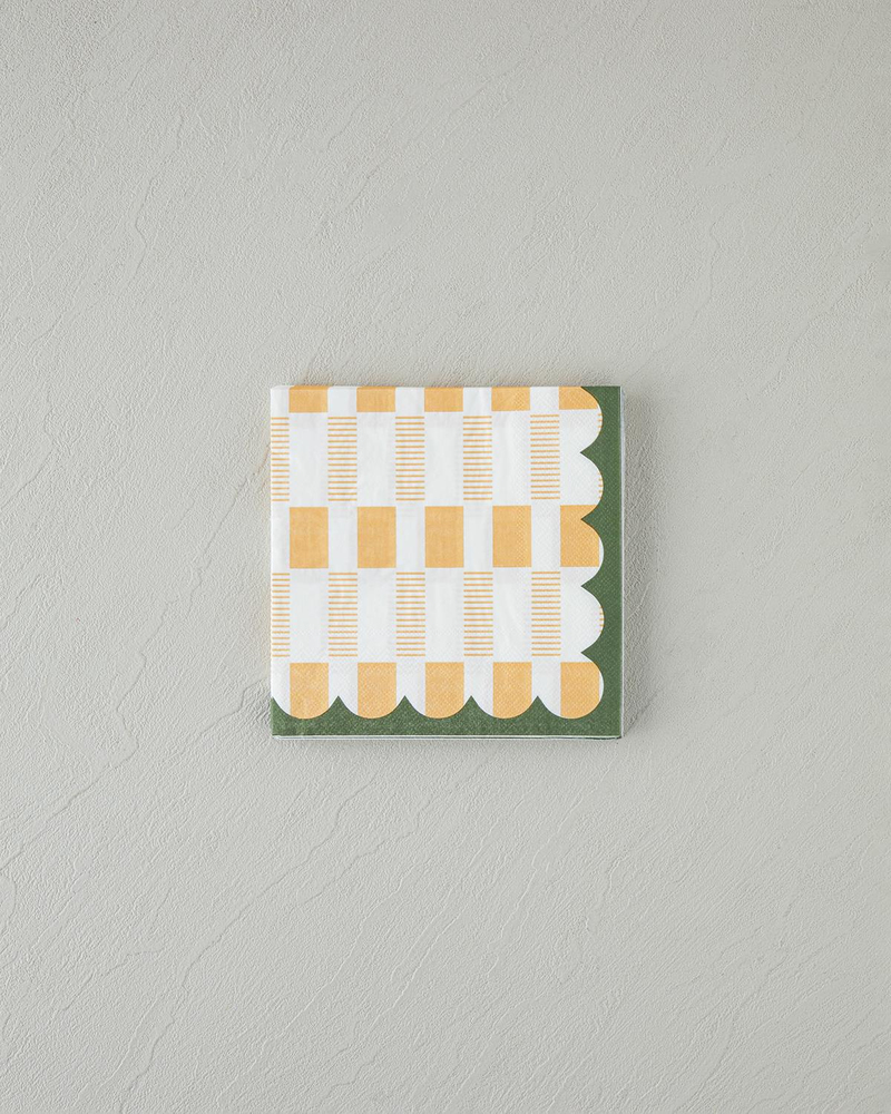 Retro Art Kağıt 20'li Kağıt Peçete 33x33 cm Sarı