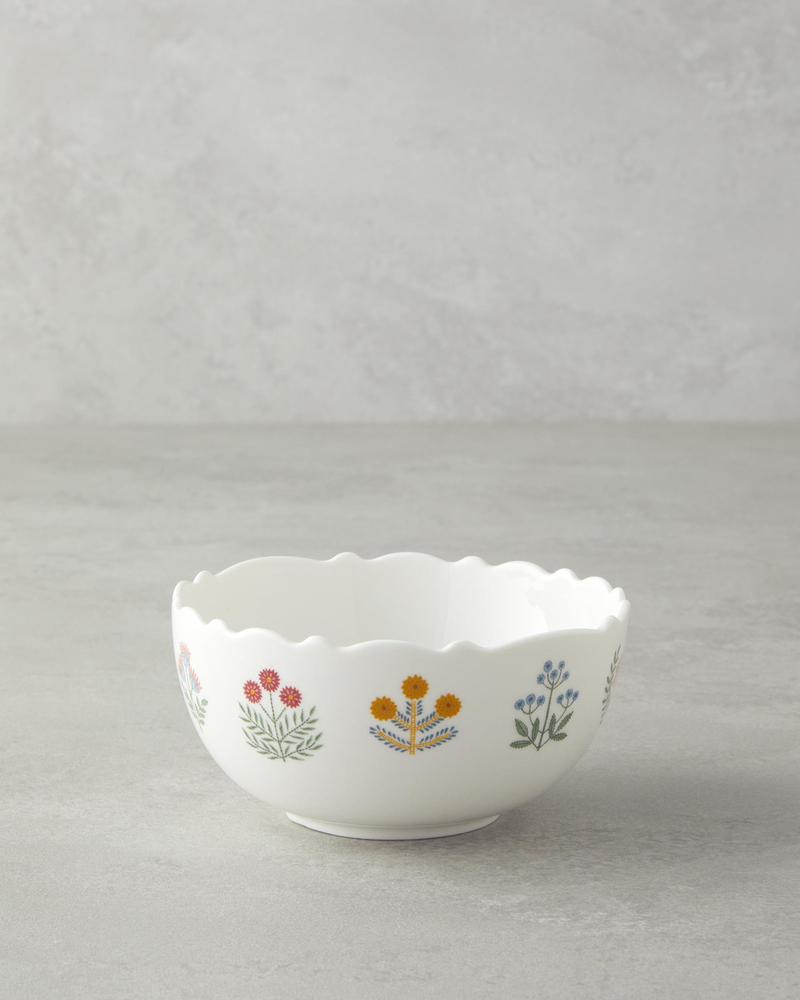 Retro Petite New Bone China Kase 14 cm Renkli