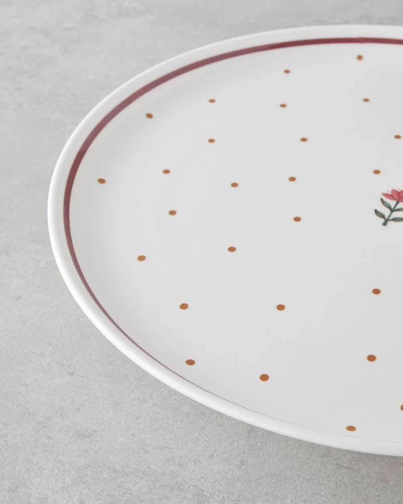 Retro Seramik Pasta Seti 13 parça 6 kişilik Renkli