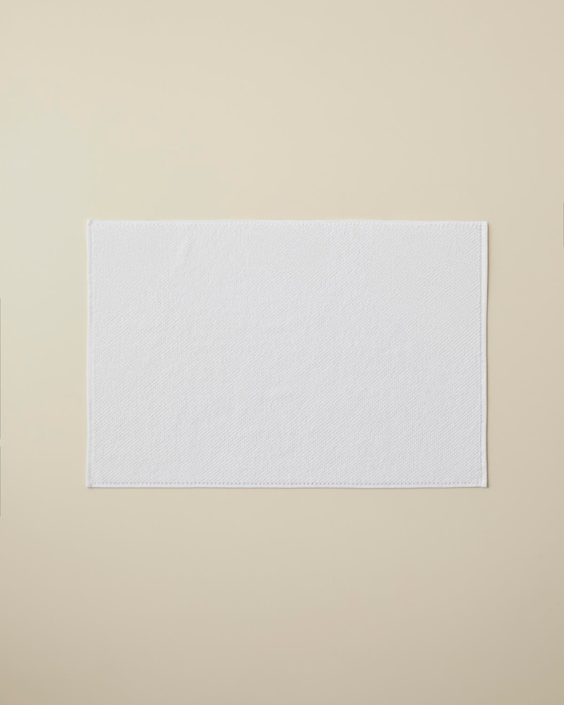 Sandy Stripe Pamuk Ayak Havlusu 50x70 cm Beyaz