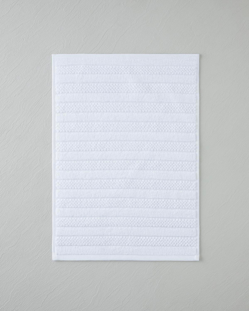 Sandy Stripe Pamuk El Havlusu 30x45 cm Beyaz